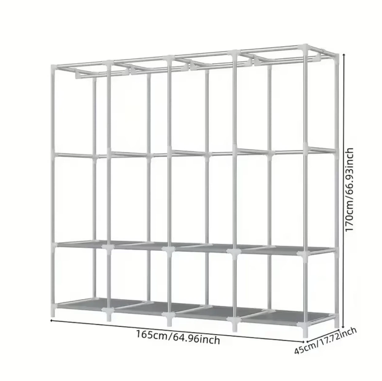 Black Portable large Wardrobe (BRAND NEW IN BOX) - photo 4