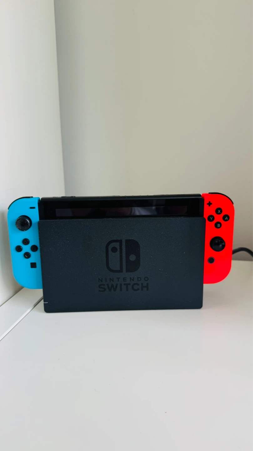 Nintendo Switch Console with Blue and Red Joy-Cons - photo 2