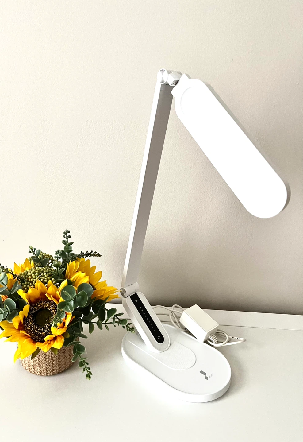 JKSWT White LED Desk Lamp
