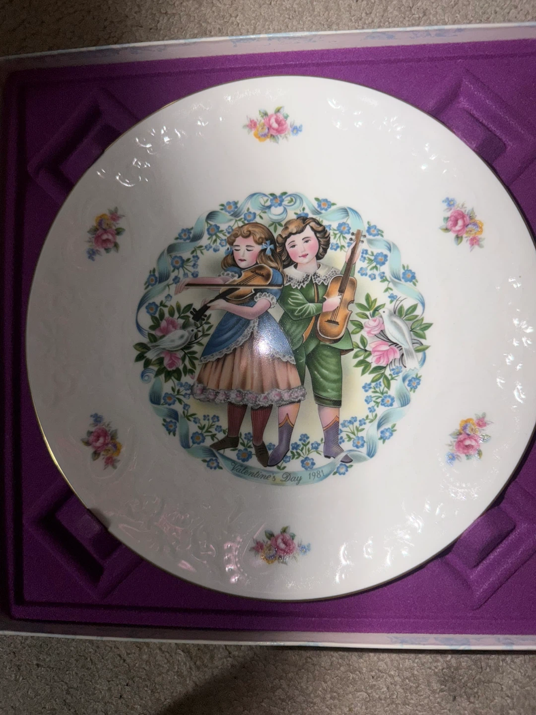 Royal Doulton "My Valentine" 1981 Collector's Plate