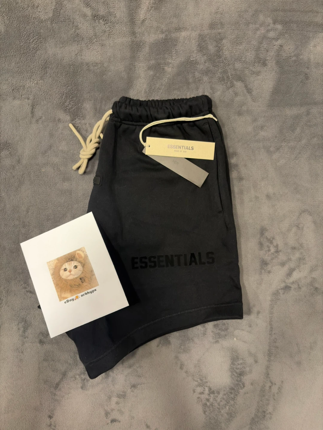 Fear Of God Essentials Shorts Jet Black - Size S NEW WITH TAGS - photo 4