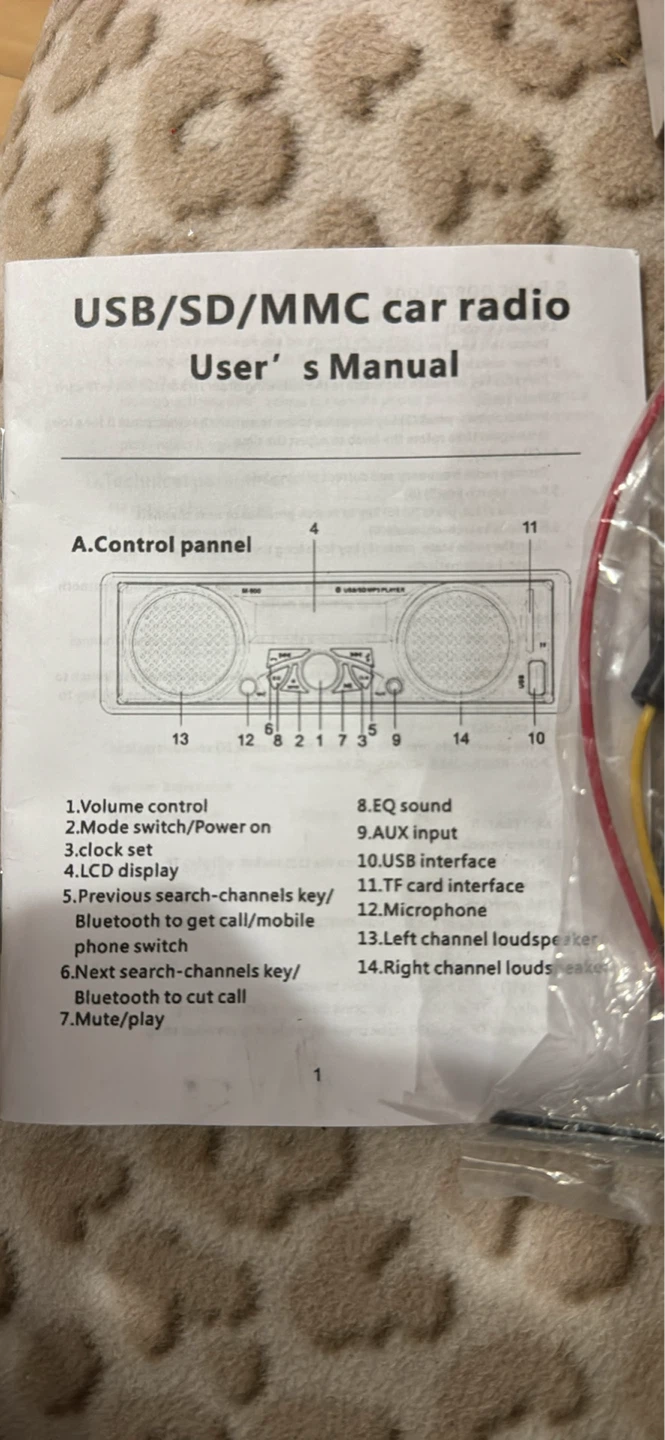USB/SD/MMC Car Radio - photo 4