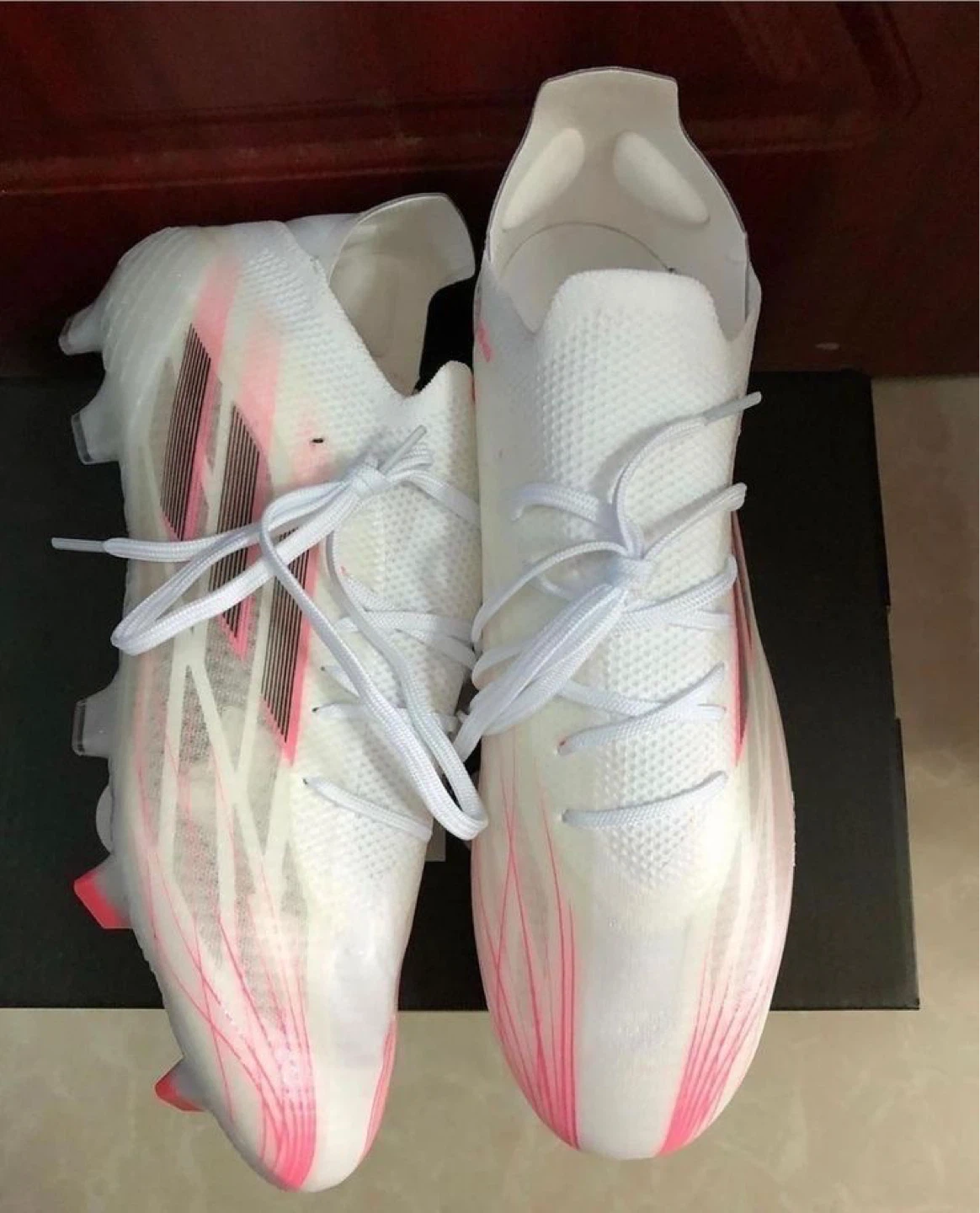 White Adidas Soccer Cleats