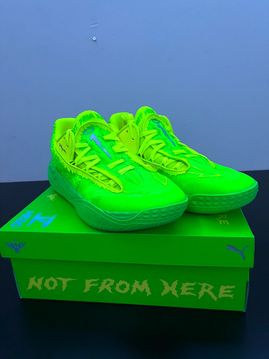 Puma MB.01 "Not From Here" Neon Basketball Shoes Size 9.5 - photo 2