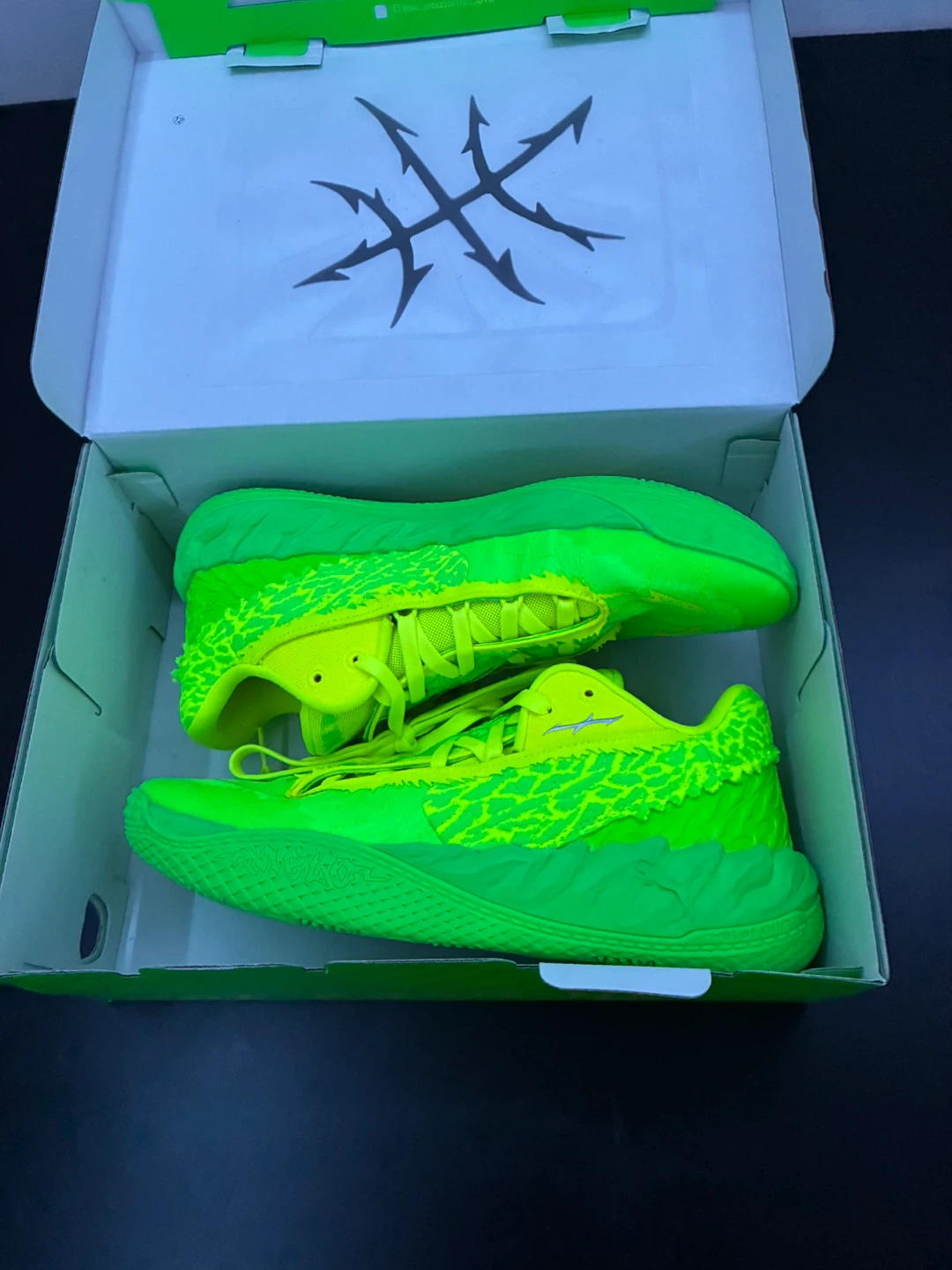 Puma MB.01 "Not From Here" Neon Basketball Shoes Size 9.5