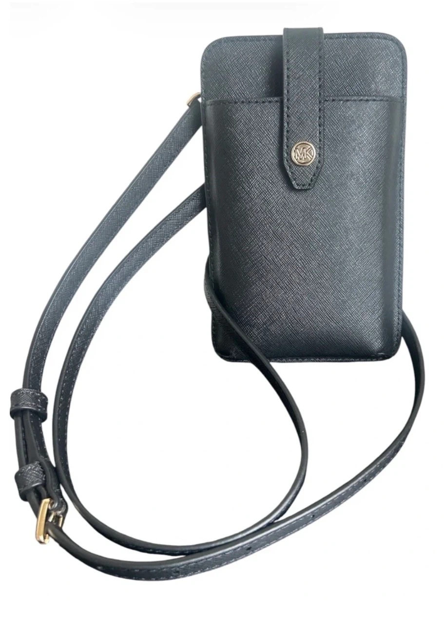 Michael Kors Black Saffiano Leather Phone Holder - photo 2