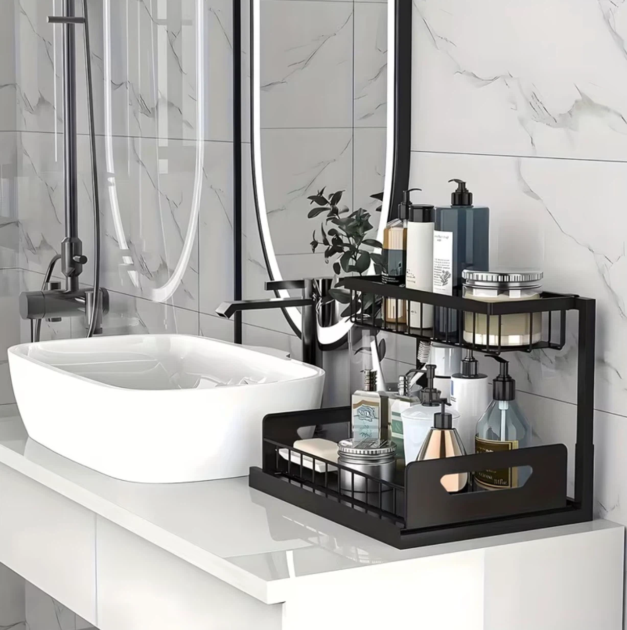 2-Tier Under Sink Organizer pack of 2 (BRAND NEW IN BOX) - photo 4