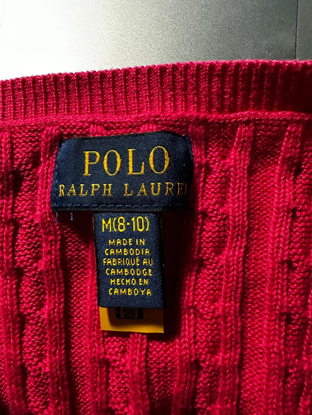 Polo Ralph Lauren Girls' Cable Knit Cotton Cardigan - photo 2