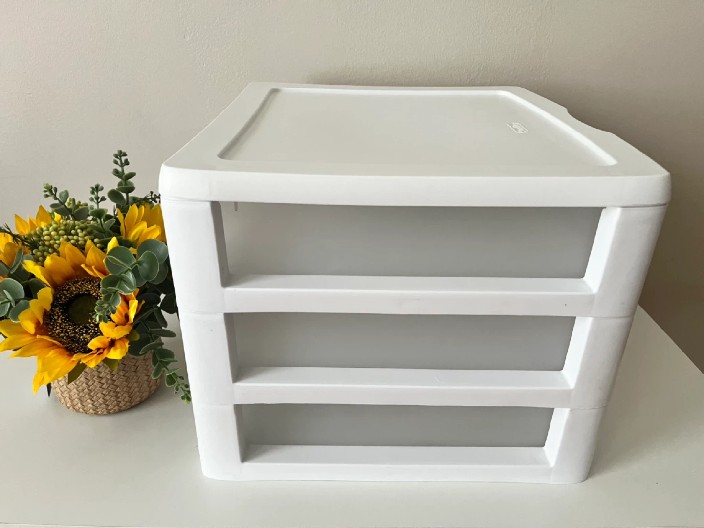 Sterilite 3 Drawer Organizer White 12" x 12" - photo 5