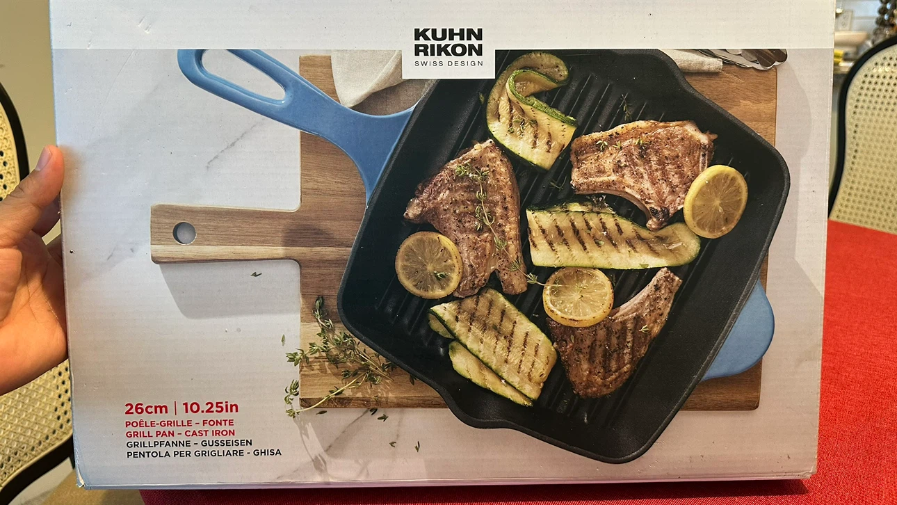Kuhn Rikon Cast Iron Grill Pan 26cm