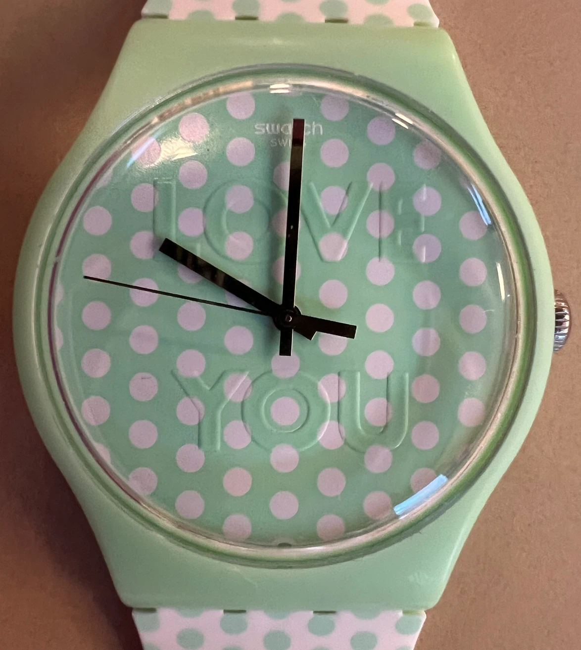 Swatch "I LOVE YOU" Polka Dot Watch