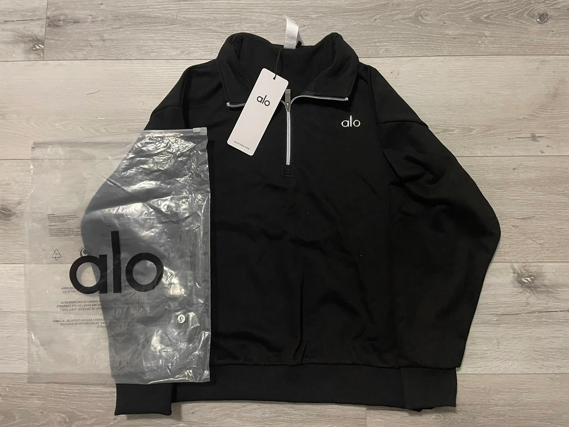 Alo Quarterzip Black