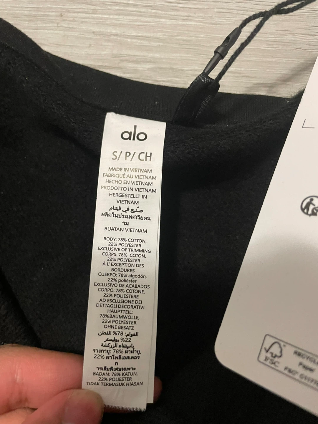 Alo Quarterzip Black - photo 5