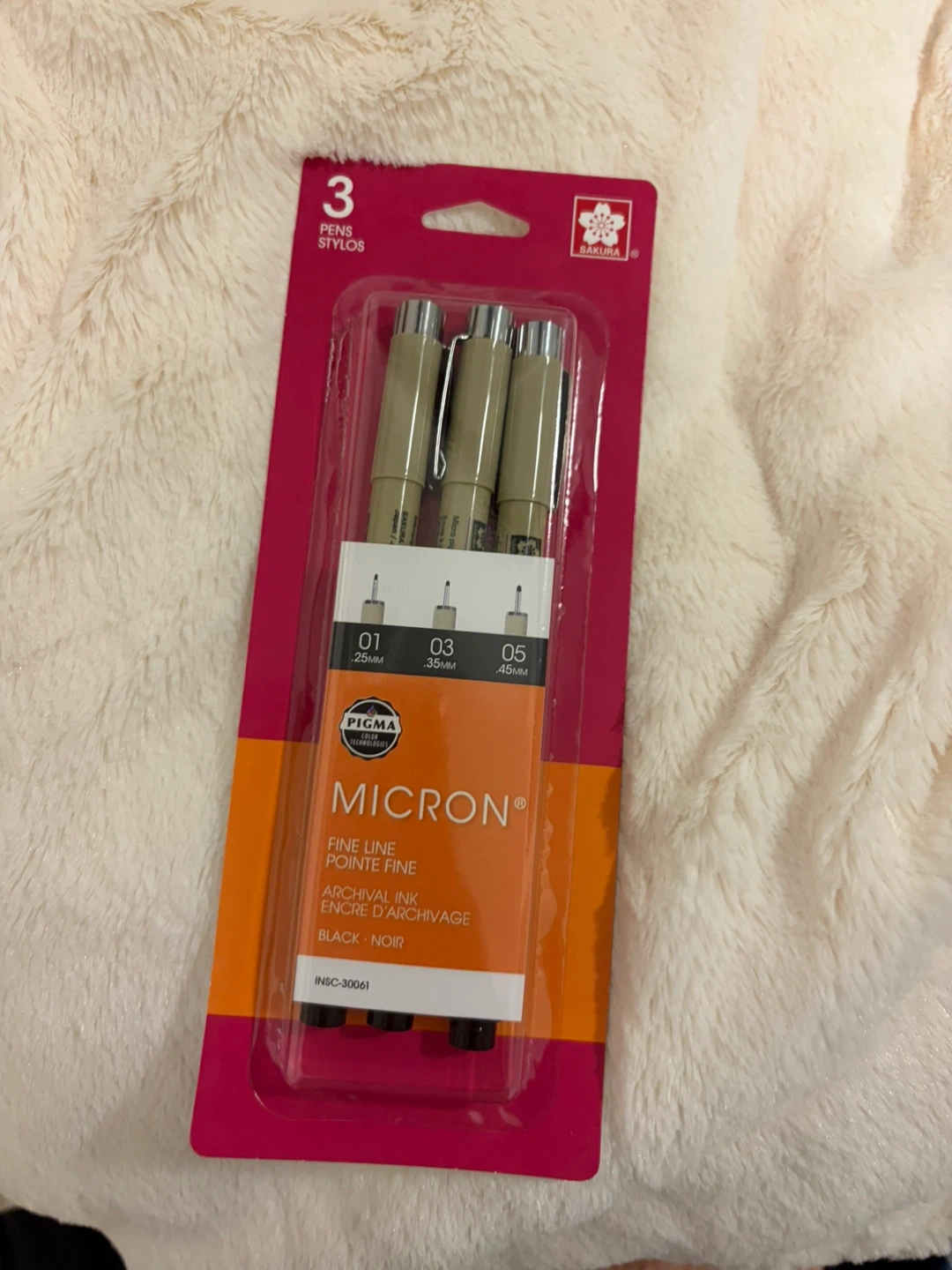 BRAND NEW Sakura Pigma Micron Ink Pens - 3 Pack