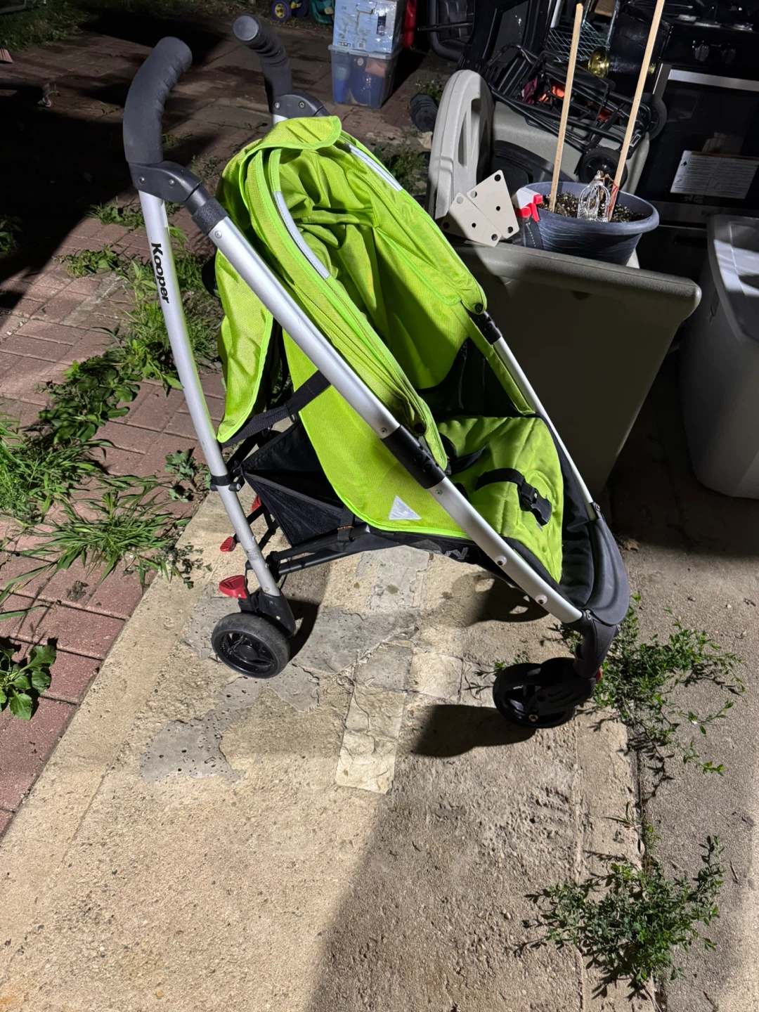 Kooper Lime Green Lightweight Stroller