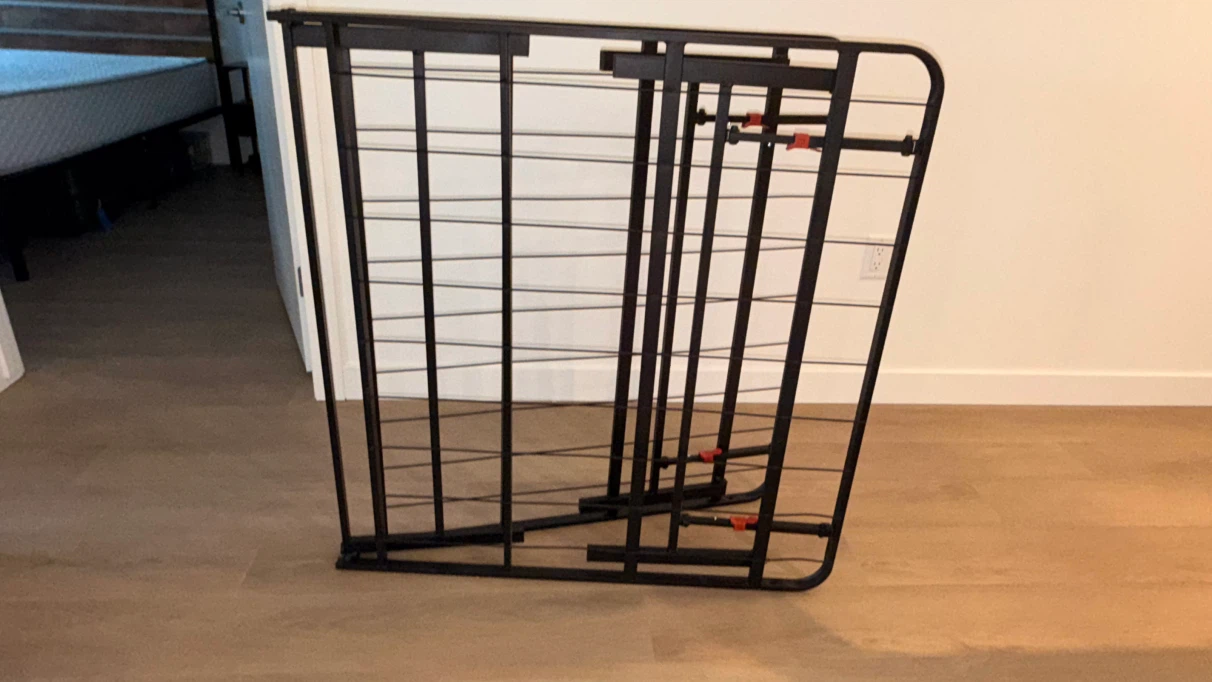 Folding Metal Bed Frame and bed - photo 3