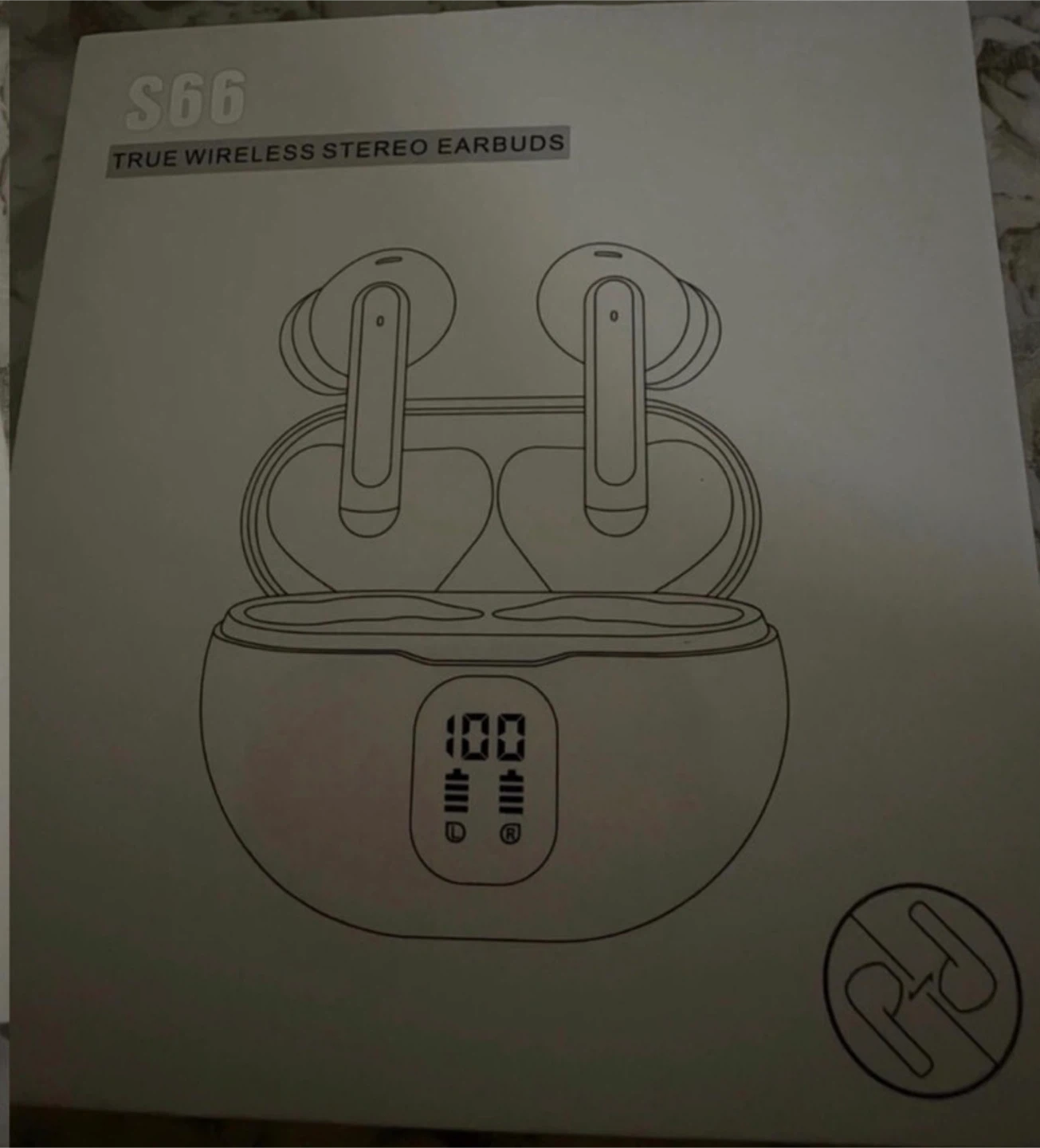 S66 True Wireless Stereo Earbuds - Black - photo 3