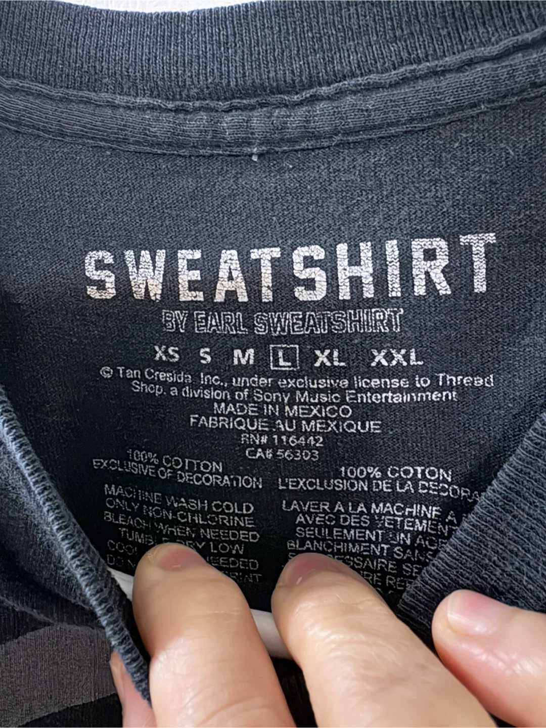 Rare Earl Sweatshirt Graphic T-Shirt-L - photo 3