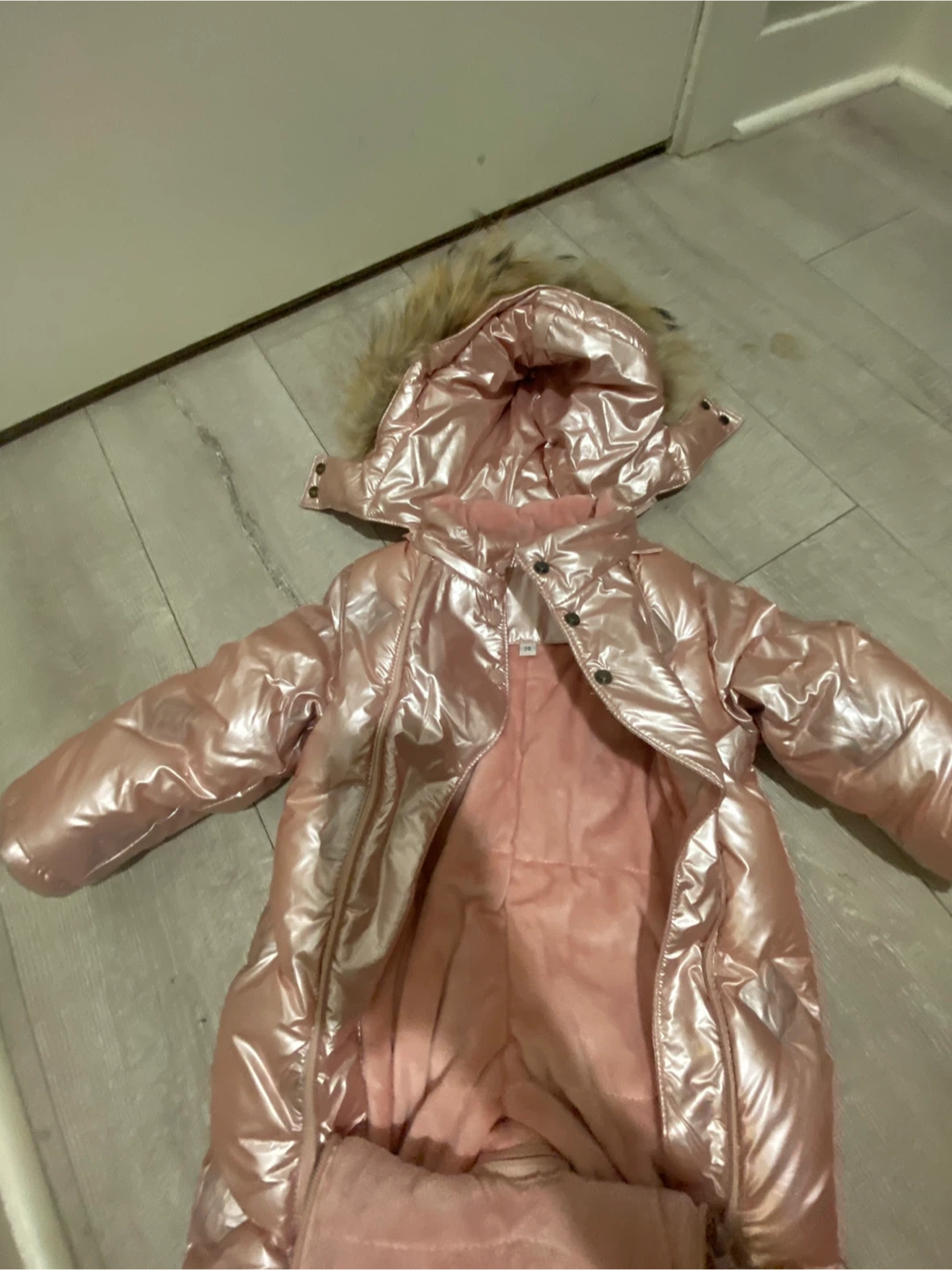 Baby Snowsuit Pink - photo 2