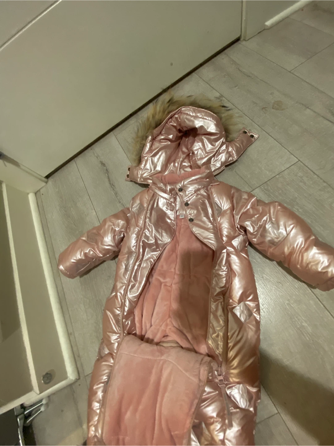 Baby Snowsuit Pink - photo 5