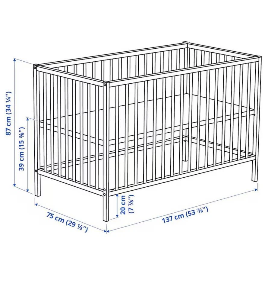 IKEA Sniglar crib and/or toddler Bed + mattress protector - photo 3