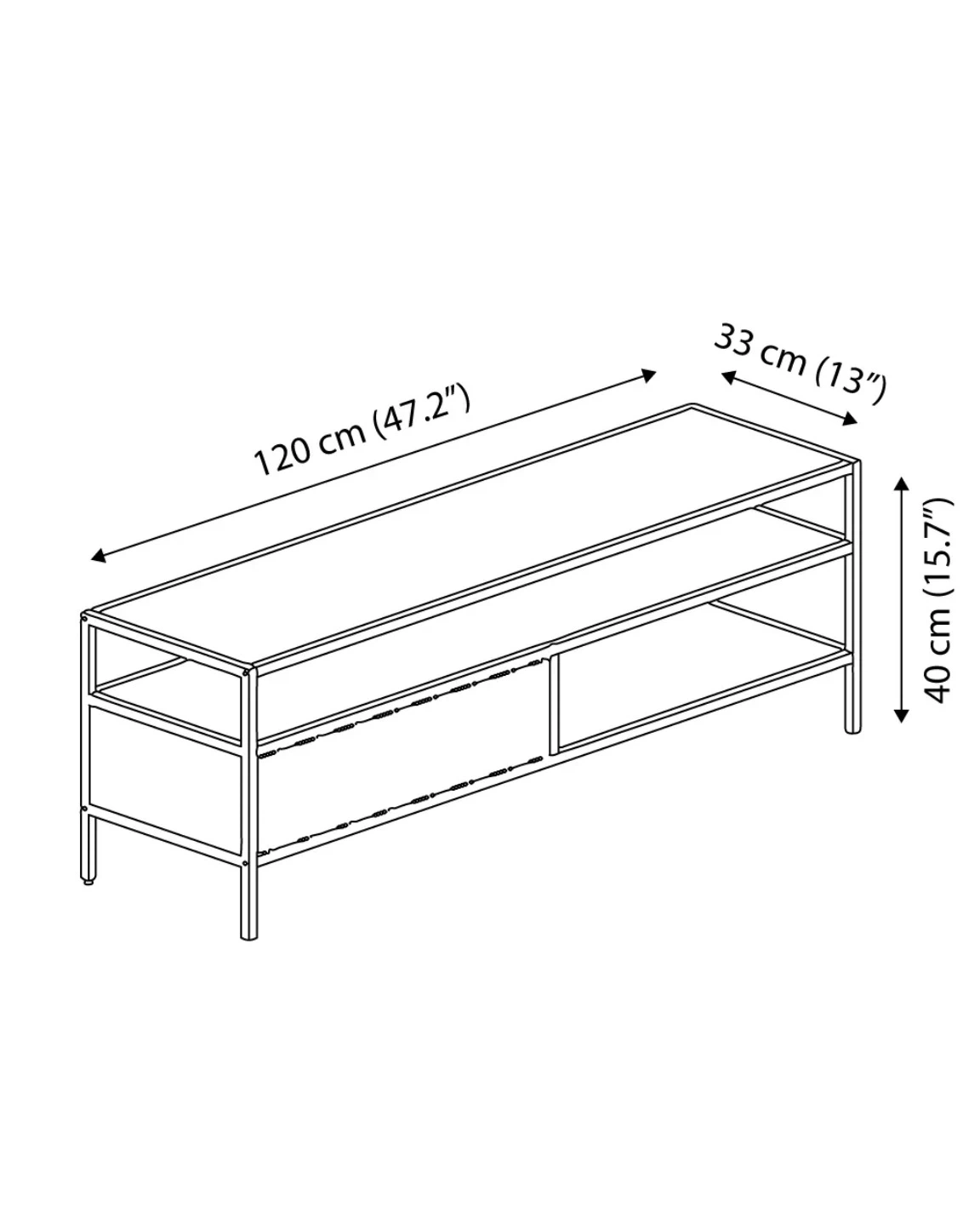 TV Stand with Drawer - Wood Effect from jysk - photo 3