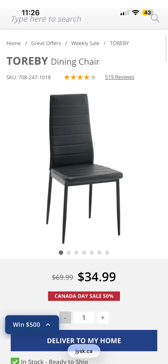 TOREBY Dining Chair(2) - photo 4