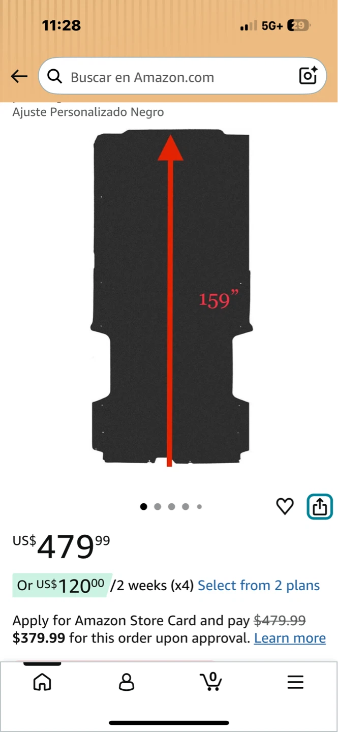 Ram Promaster 159EXT WB bed liner - photo 4