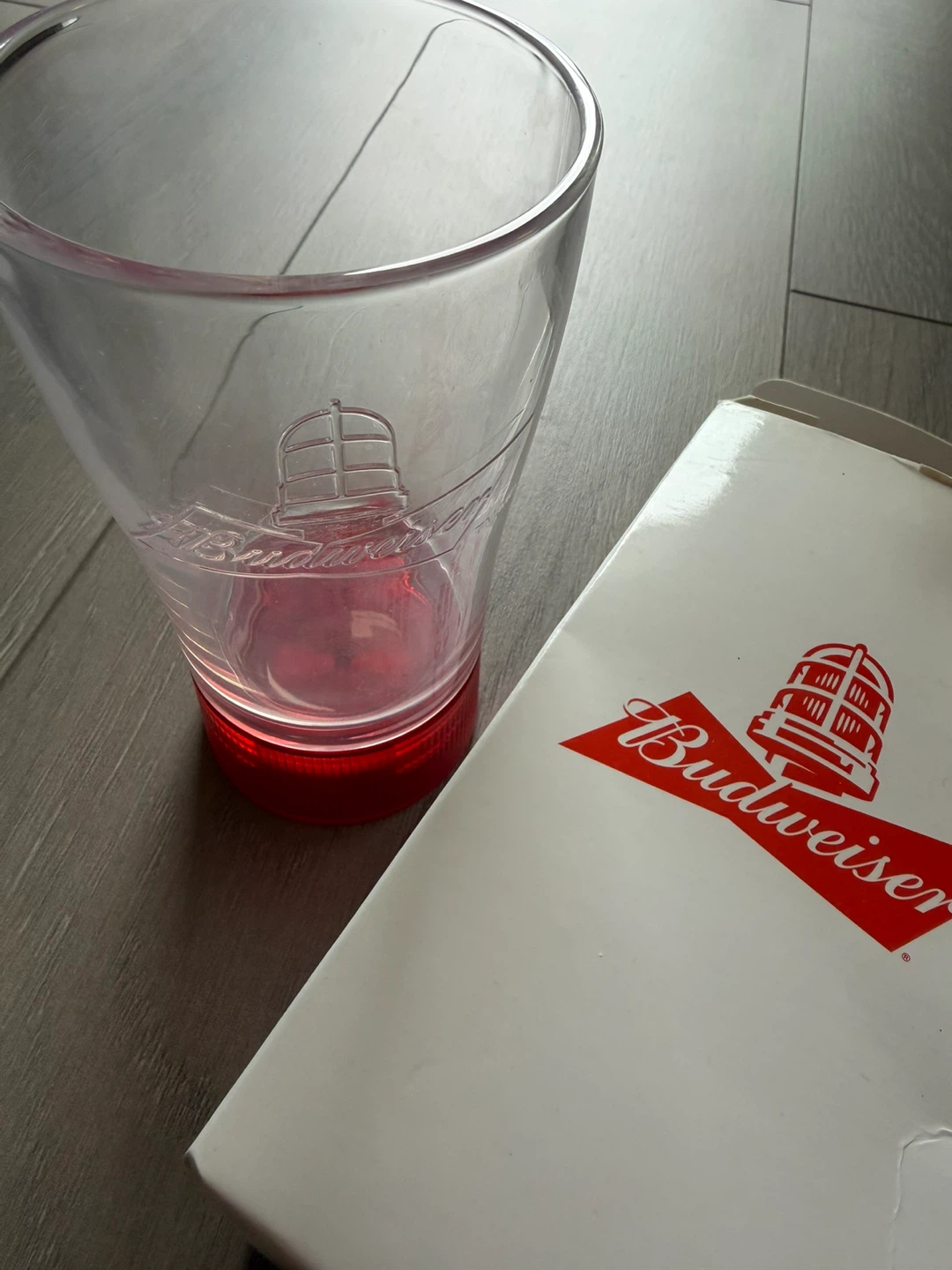 Budweiser Light-Up Beer Glass with Bluetooth