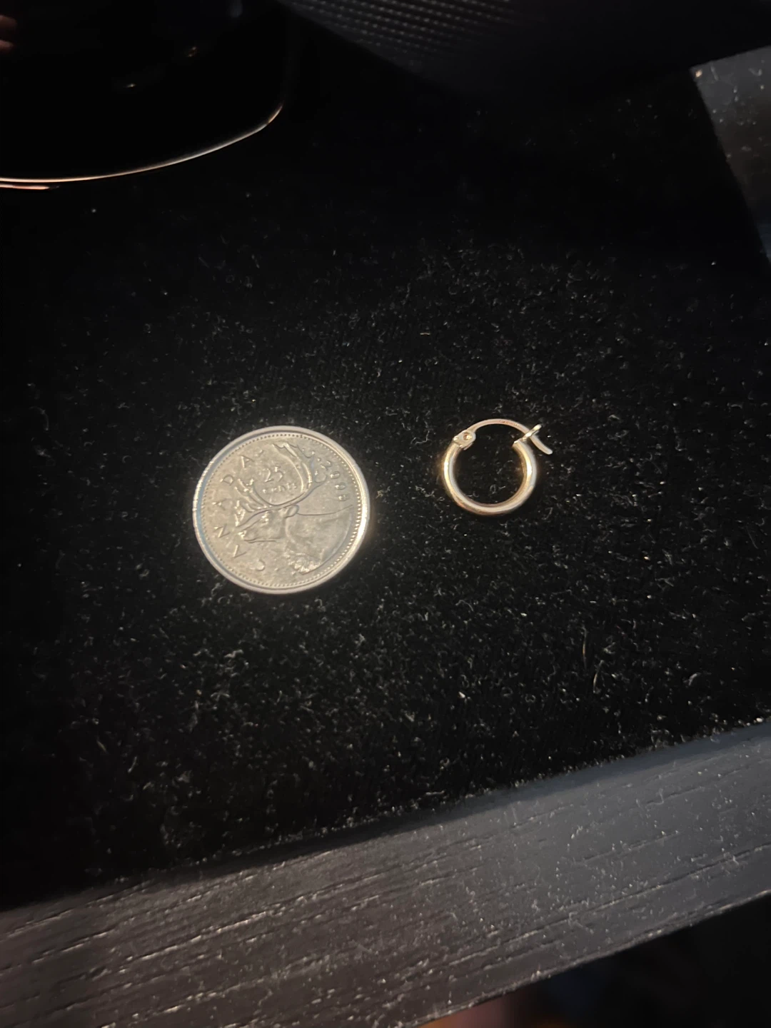 10k gold hoop earring (single) - photo 3