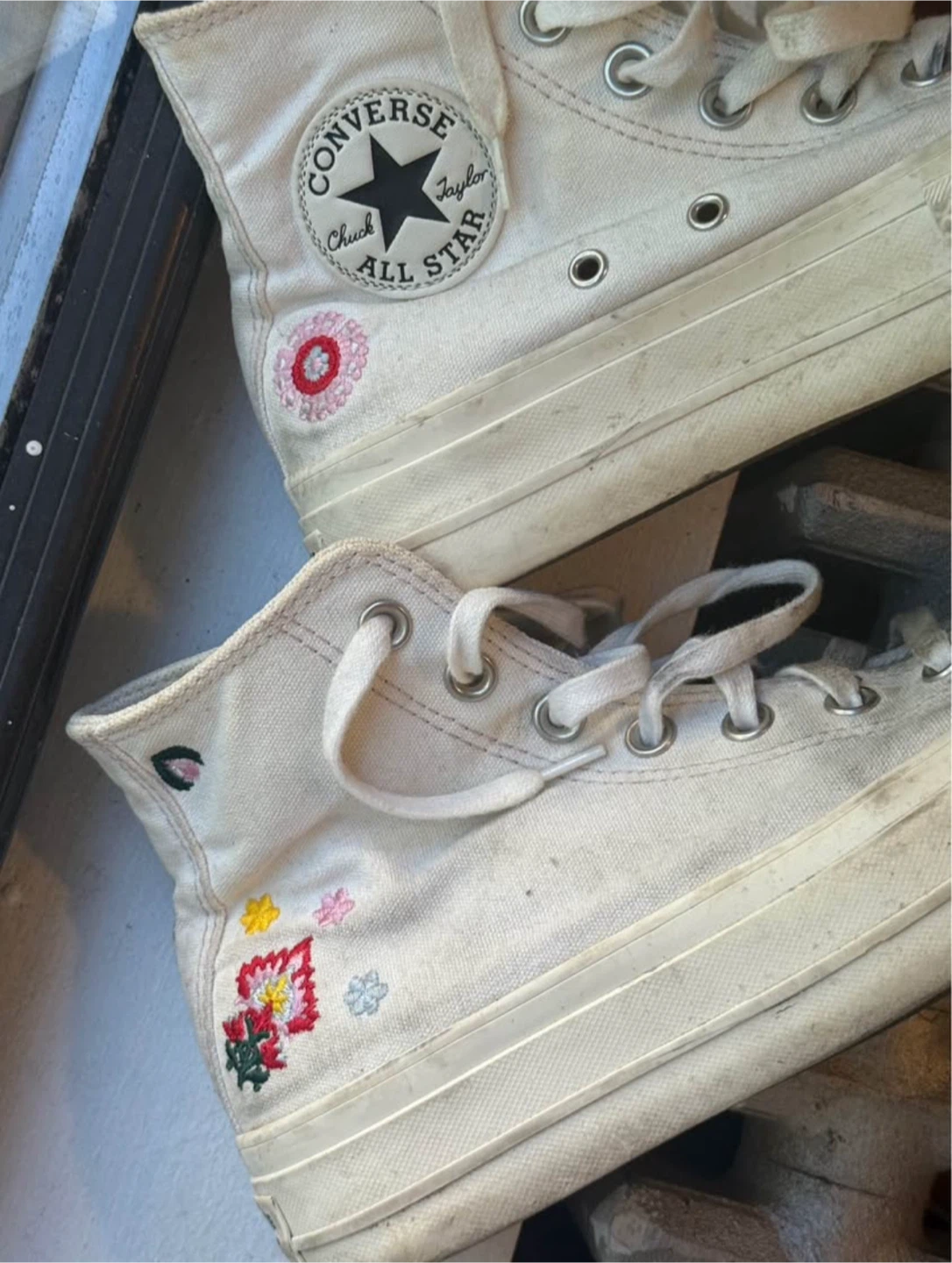 Converse Chuck Taylor All Star High Top Embroidered Sneakers