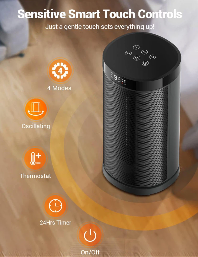 Sunnote Space Heater for Indoor Use, with Thermostat - photo 3