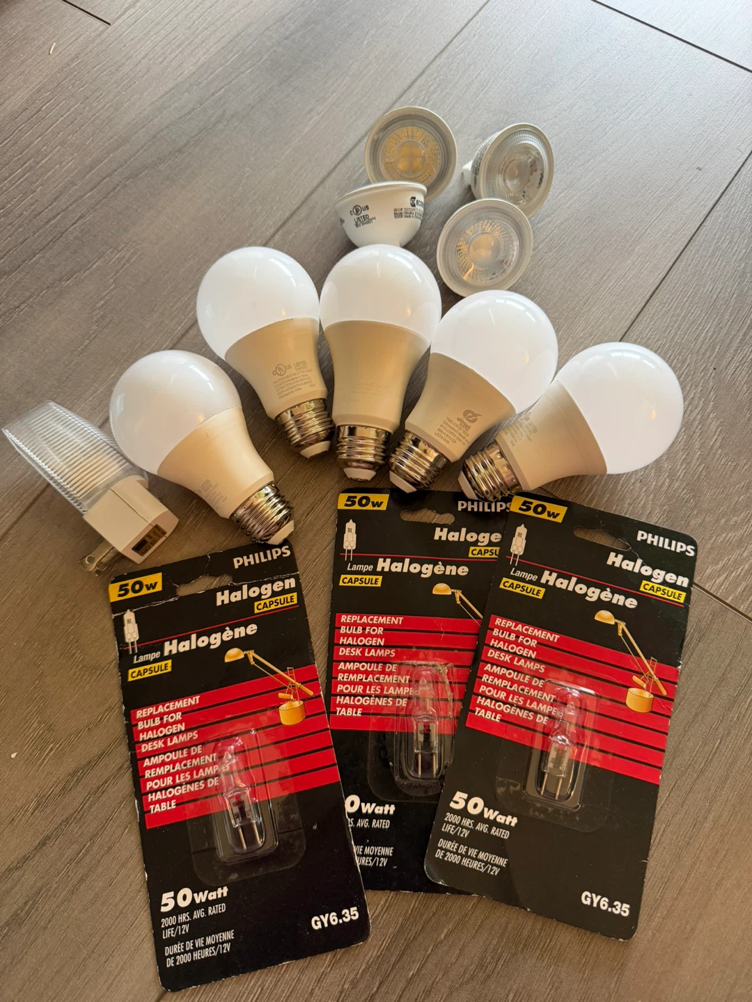 Philips Halogen Capsule Light Bulbs (50W)