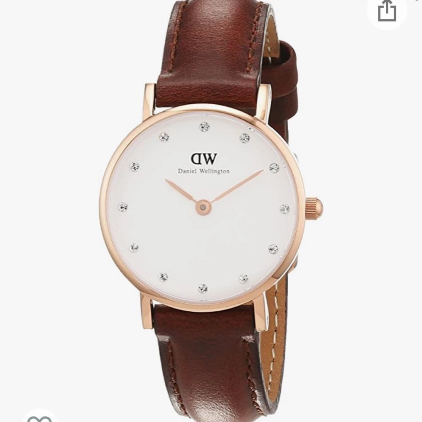 Daniel Wellington Watch with Brown and Black Straps