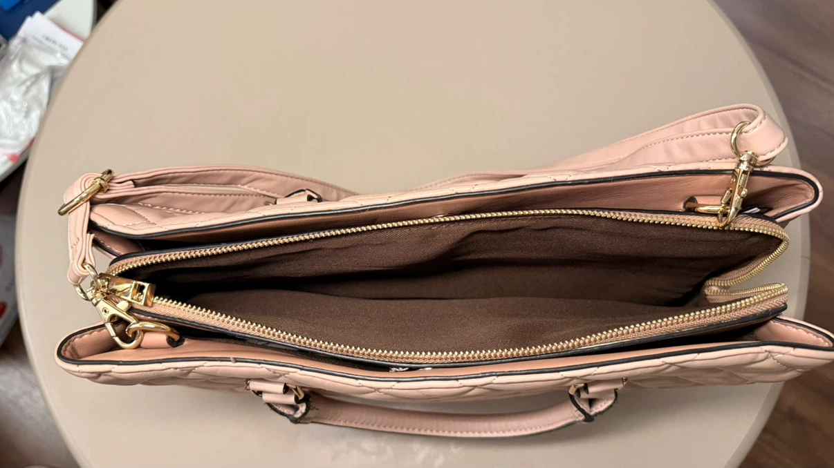 Aldo Pink Handbag with Charm | Medium size - photo 4