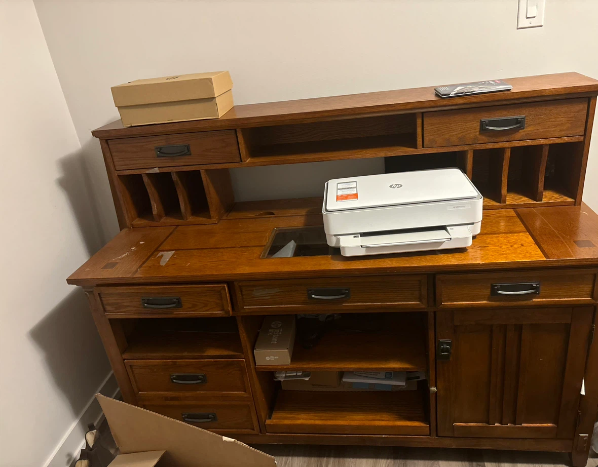 Oak Secretary Desk MOVING SALE