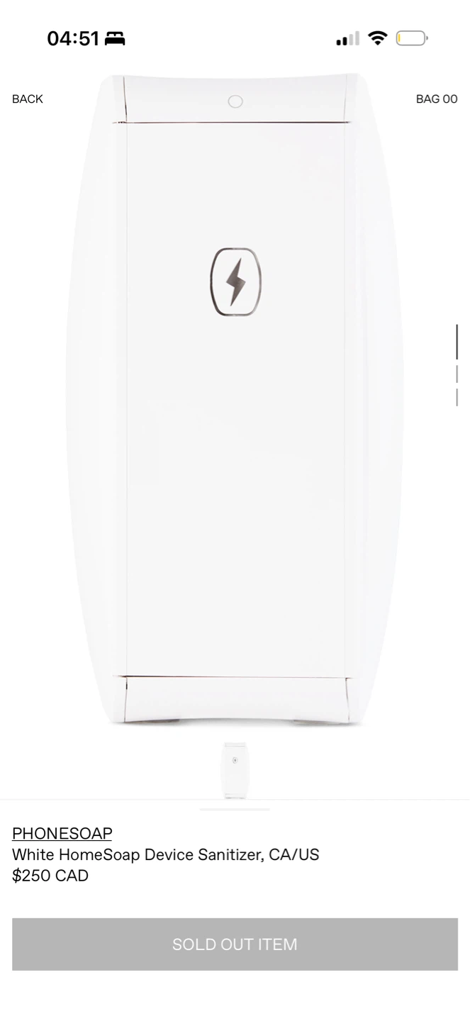 Phonesoap- Phone/ipad UV-C sanitizer