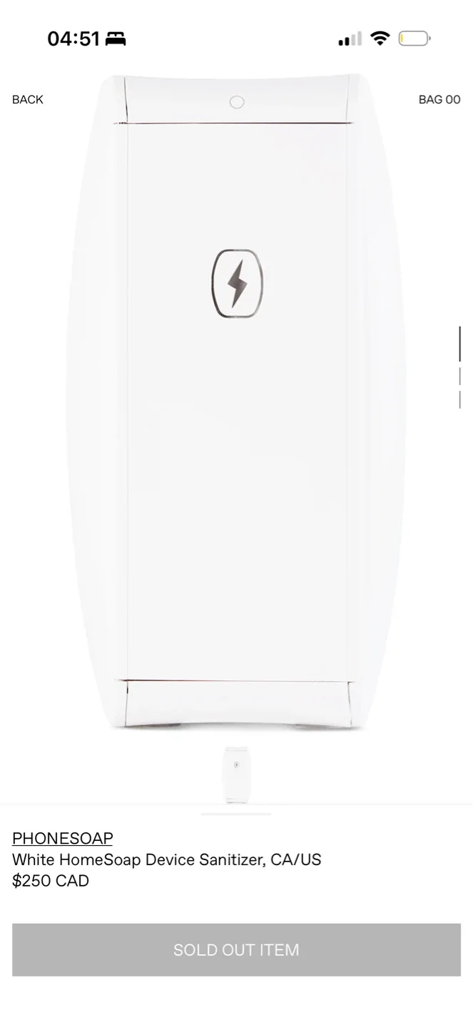 Phonesoap- Phone/ipad UV-C sanitizer