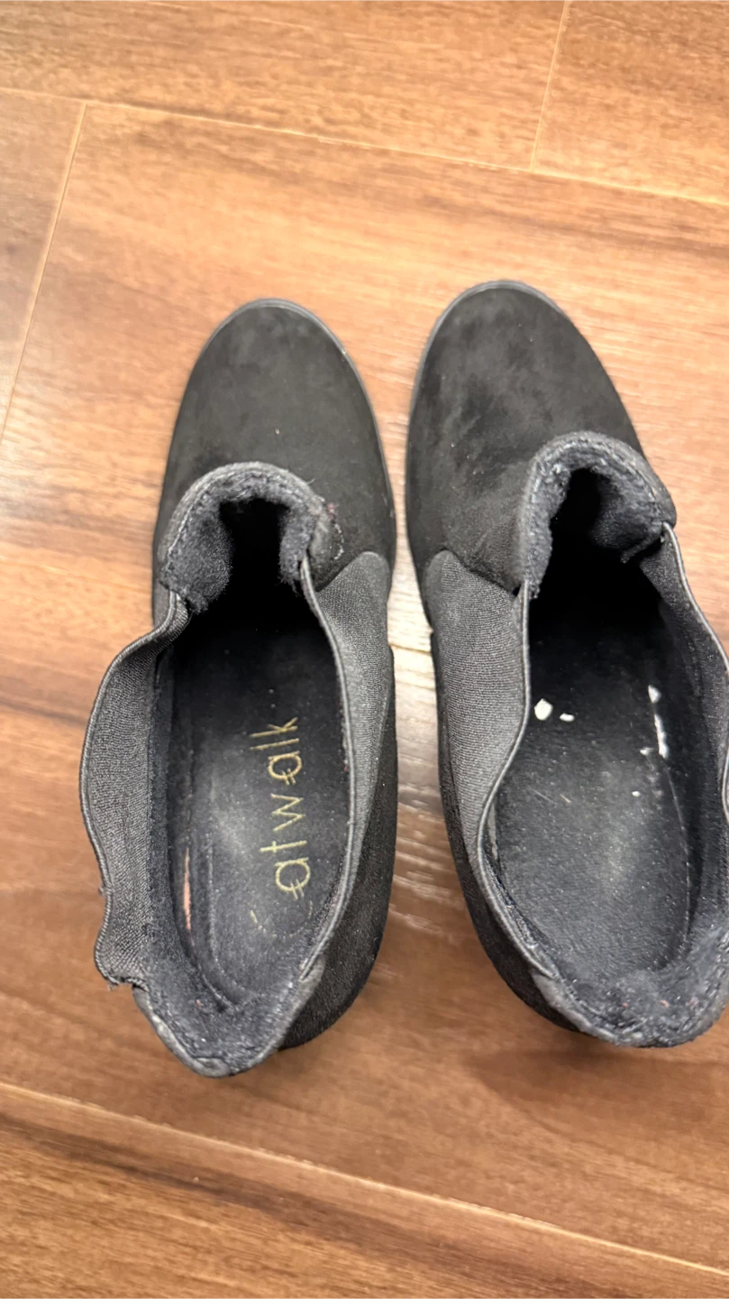 Catwalk Black Suede Ankle Boots | Size 40 - photo 3