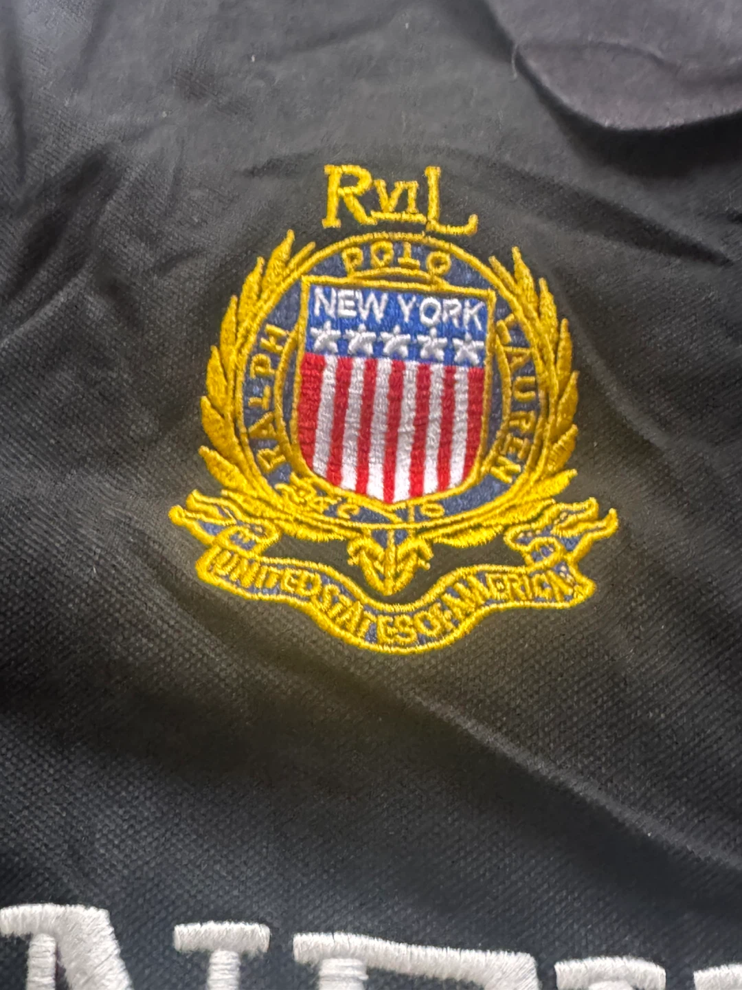 New York Navy Black Polo Tee - photo 5
