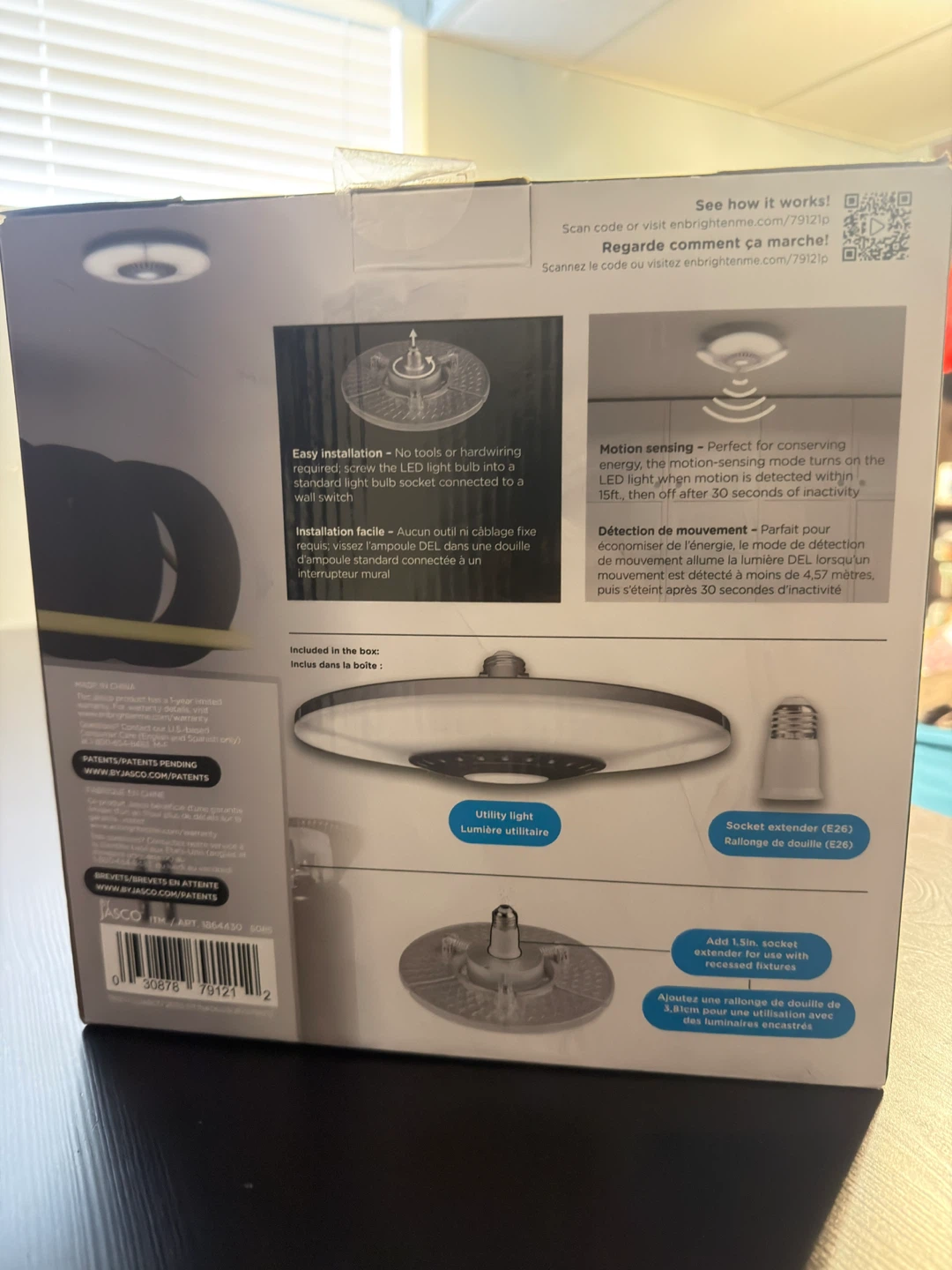 Enbrighten LED Utility Light with Motion Sensing - photo 2