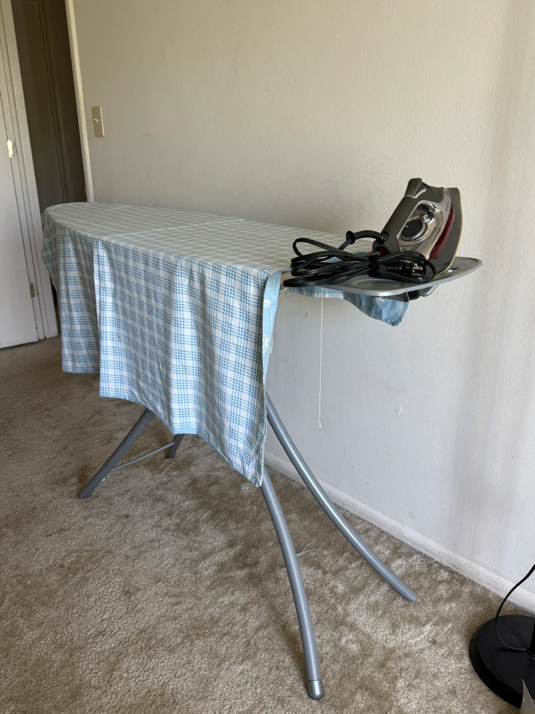 Ironing Board with Iron