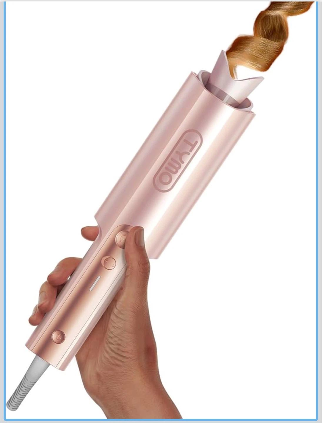TYMO CurlPro Plus Automatic Curling Iron - Gold Blush, 1.25 inch