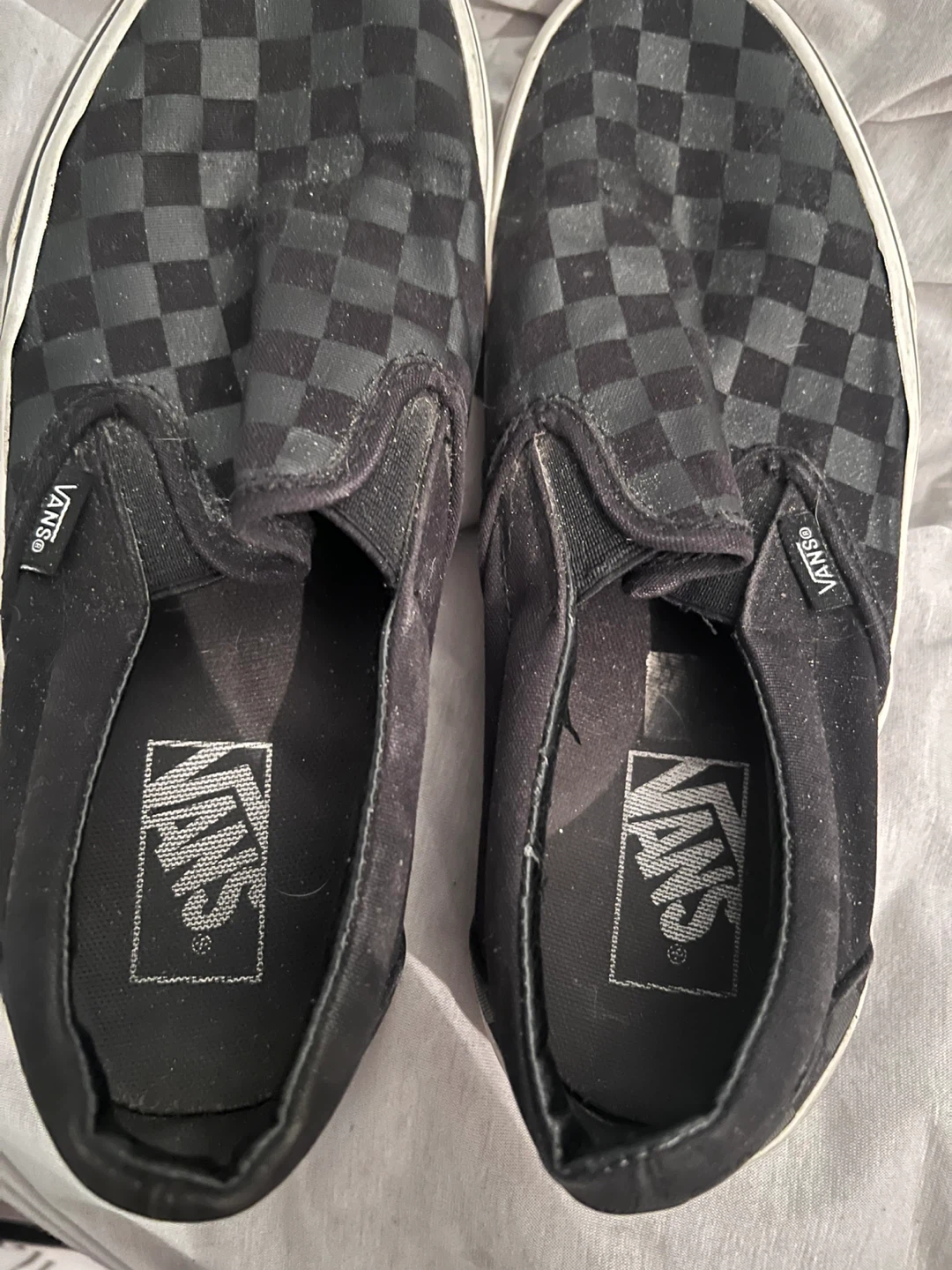 Vans Checkerboard Slip-On Shoes 9