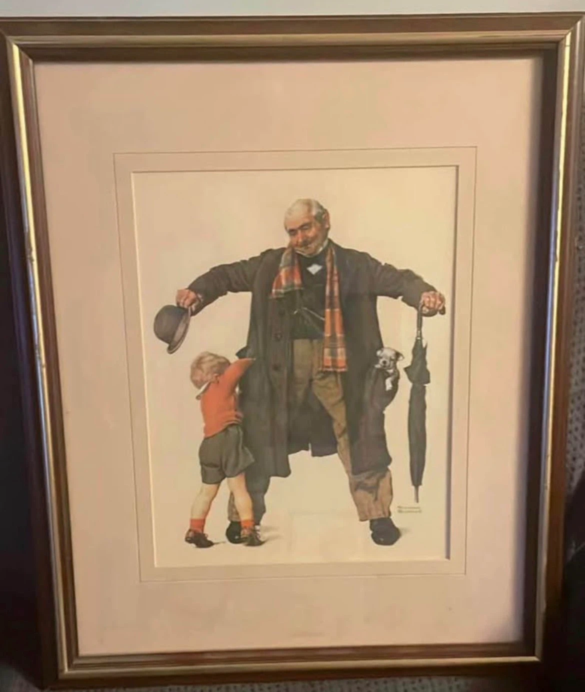Framed Artwork Set - Norman Rockwell Prints - photo 3