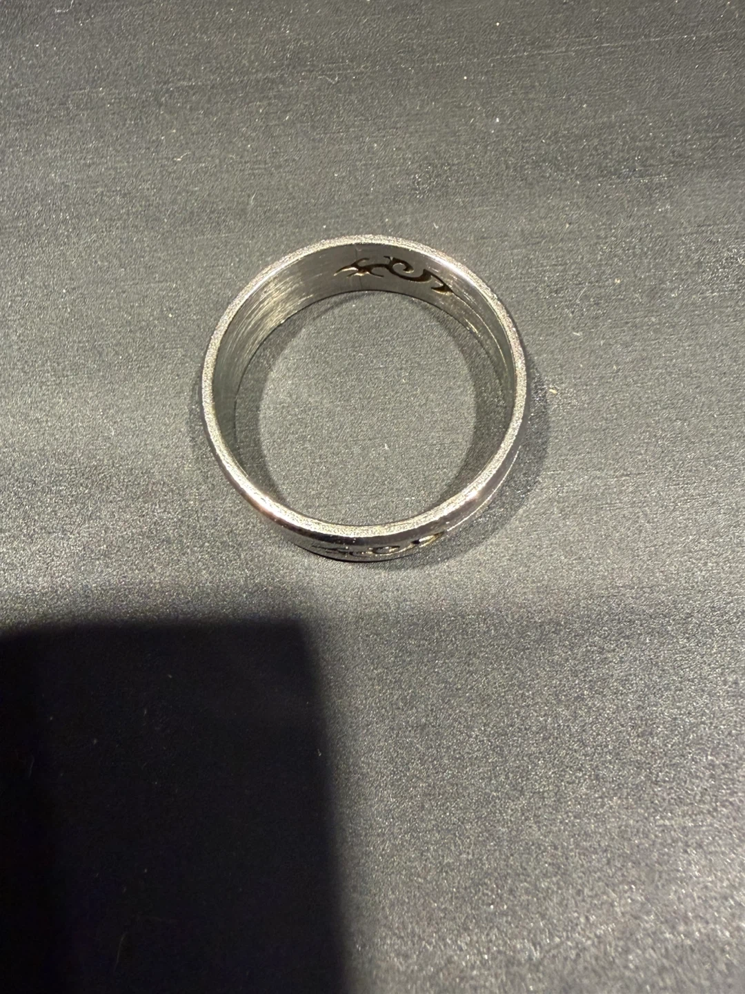 Silver Ring with Star Cutouts - photo 2