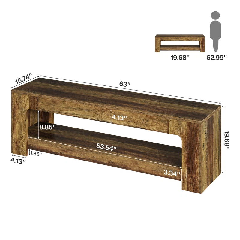 63" TV Stand for up to 75-Inch TVs - photo 2