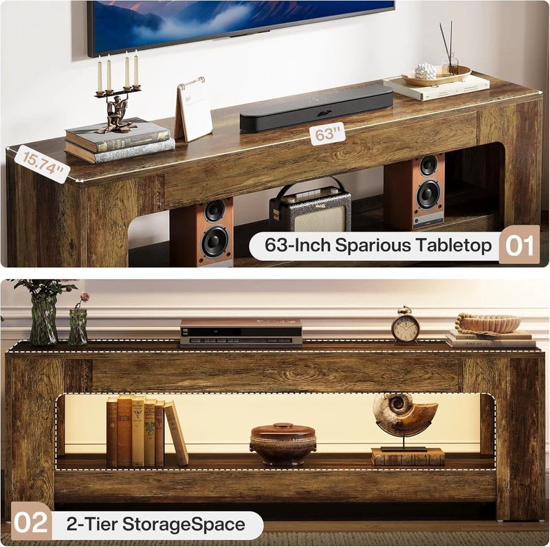 63" TV Stand for up to 75-Inch TVs - photo 5