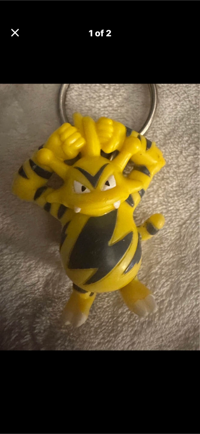 Yellow Pokemon Electabuzz Keychain