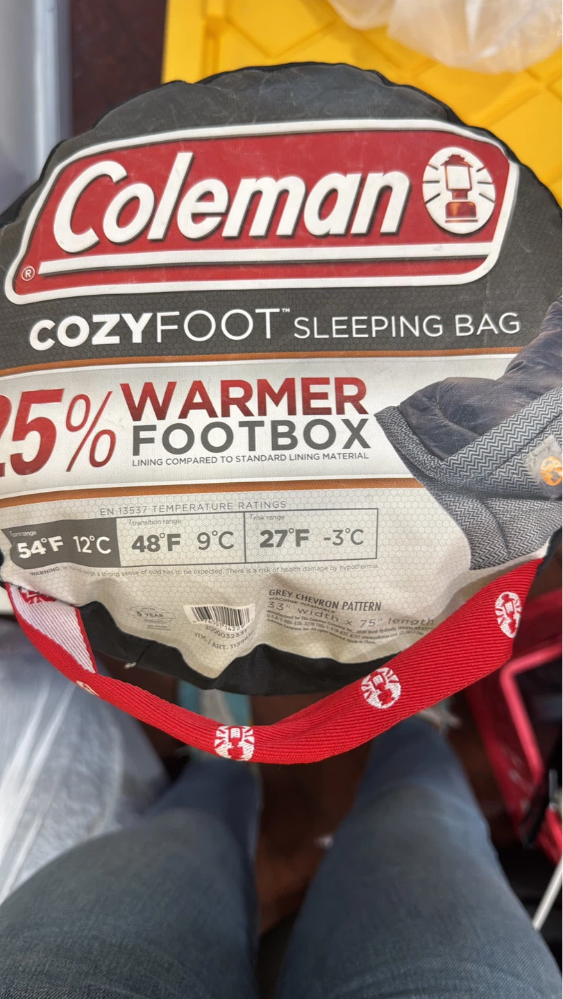 4 Coleman CozyFoot Sleeping Bag - photo 2